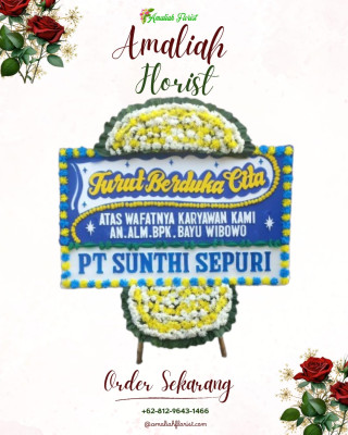 Papan Bunga Duka di Sendana