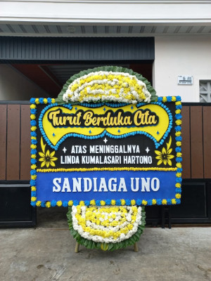 Papan Bunga Duka di Sendana